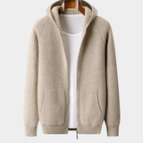 Sommerfeld | Merino Zip-Hoodie aus extra feiner Merinowolle