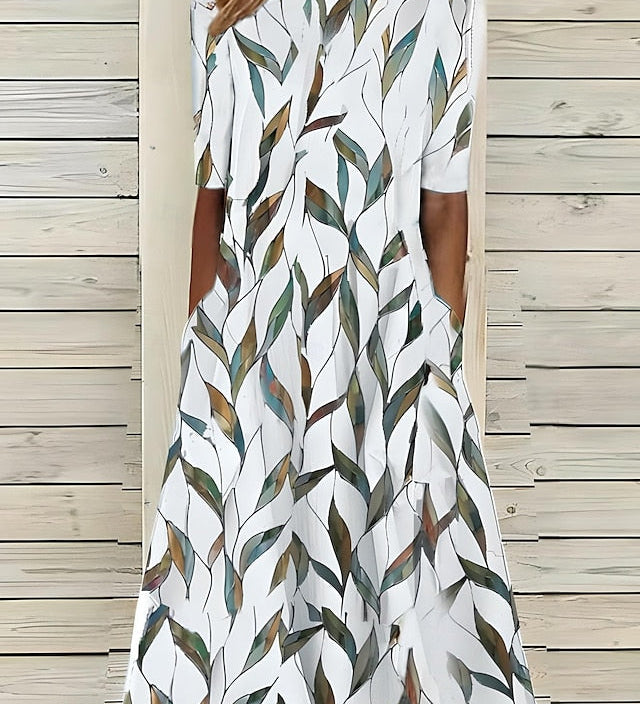 Sela™ – Sommerliches Midikleid mit elegantem Blumenprint