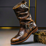 Sommerfeld | Vintage-Lederstiefel für Herren