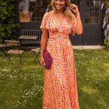 Erika™ - Stilvolles & Bequemes Blumenkleid