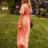 Erika™ - Stilvolles & Bequemes Blumenkleid