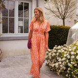 Erika™ - Stilvolles & Bequemes Blumenkleid