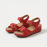 Sandy - Bequeme Orthopädische Sandalen mit Keilabsatz
