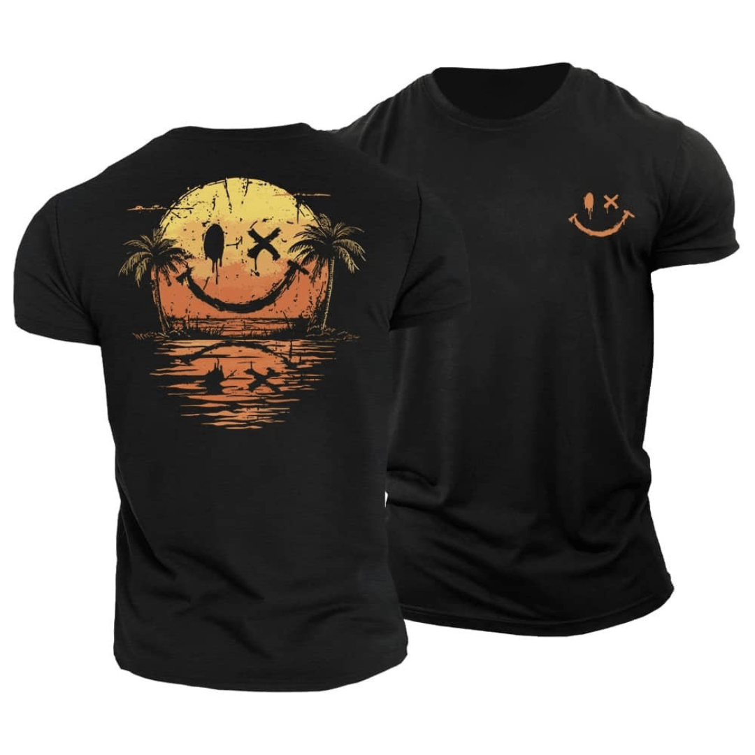 Sommerfeld | Smiley Beach T-Shirt (1 Kaufen, 1 GRATIS dazu)