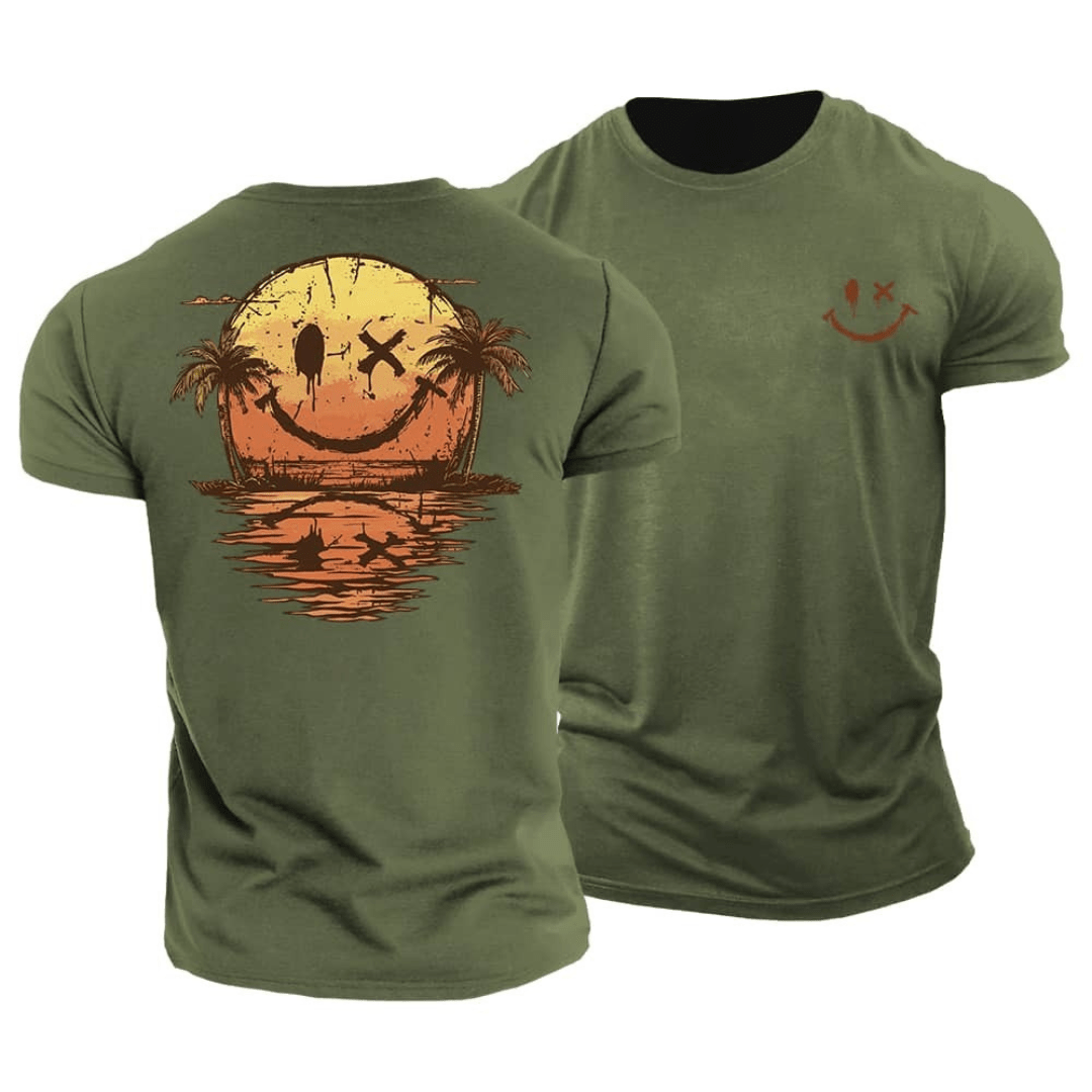 Sommerfeld | Smiley Beach T-Shirt (1 Kaufen, 1 GRATIS dazu)
