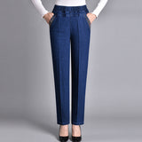 Sommerfeld | Damenjeans mit elastischem Bund und Seitentaschen