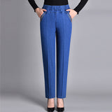 Sommerfeld | Damenjeans mit elastischem Bund und Seitentaschen