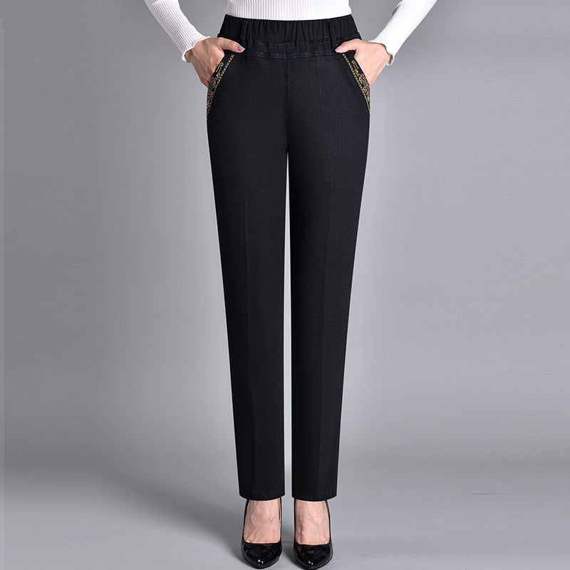 Sommerfeld | Damenjeans mit elastischem Bund und Seitentaschen