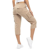 Sommerfeld | Leichte Cargo-Caprihosen für Damen (1 Kaufen, 1 GRATIS dazu)