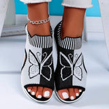 Sommerfeld | Plateau-Sandalen mit offener Zehenpartie