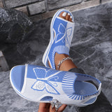 Sommerfeld | Plateau-Sandalen mit offener Zehenpartie