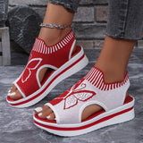 Sommerfeld | Plateau-Sandalen mit offener Zehenpartie