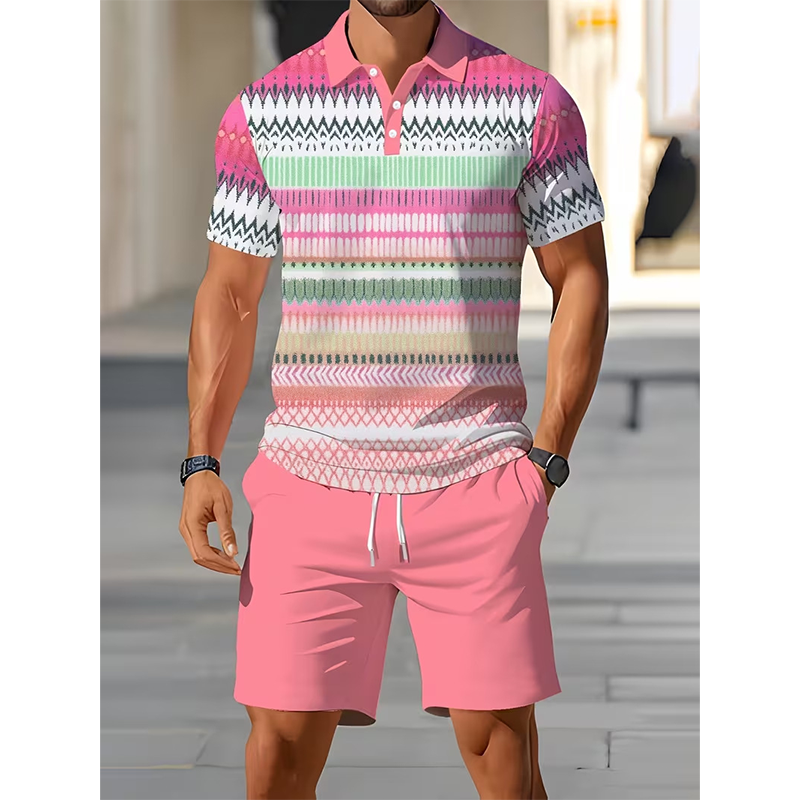 Sommerfeld | Sommer-Set mit Poloshirt und Shorts für Herren