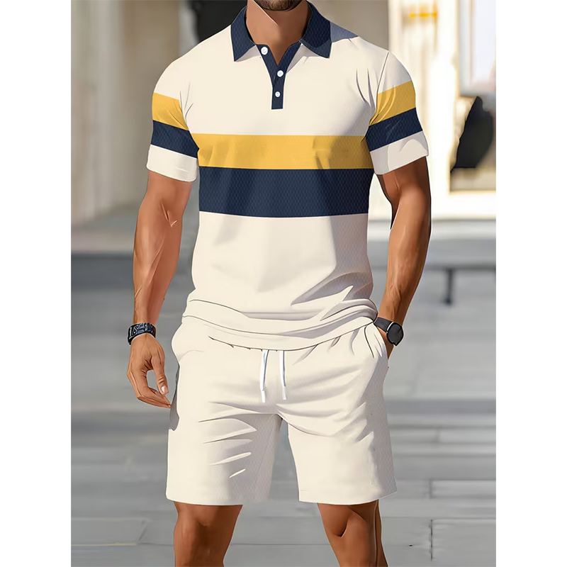 Sommerfeld | Sommer-Set mit Poloshirt und Shorts für Herren
