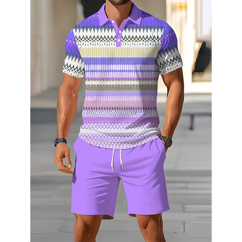 Sommerfeld | Sommer-Set mit Poloshirt und Shorts für Herren
