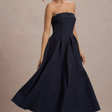 Sommerfeld | Stilvolles Midi-Kleid mit Schulterfreiem Ausschnitt