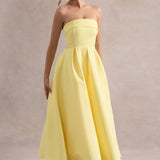 Sommerfeld | Stilvolles Midi-Kleid mit Schulterfreiem Ausschnitt