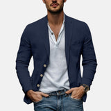 Lorenzio™ | Eleganter Sommerblazer aus leichtem Leinen